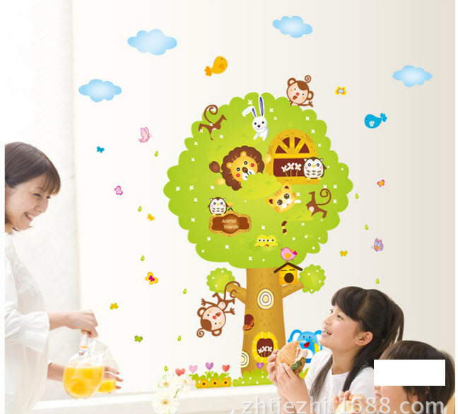 Decal nhà cây ngộ nghĩnh 2